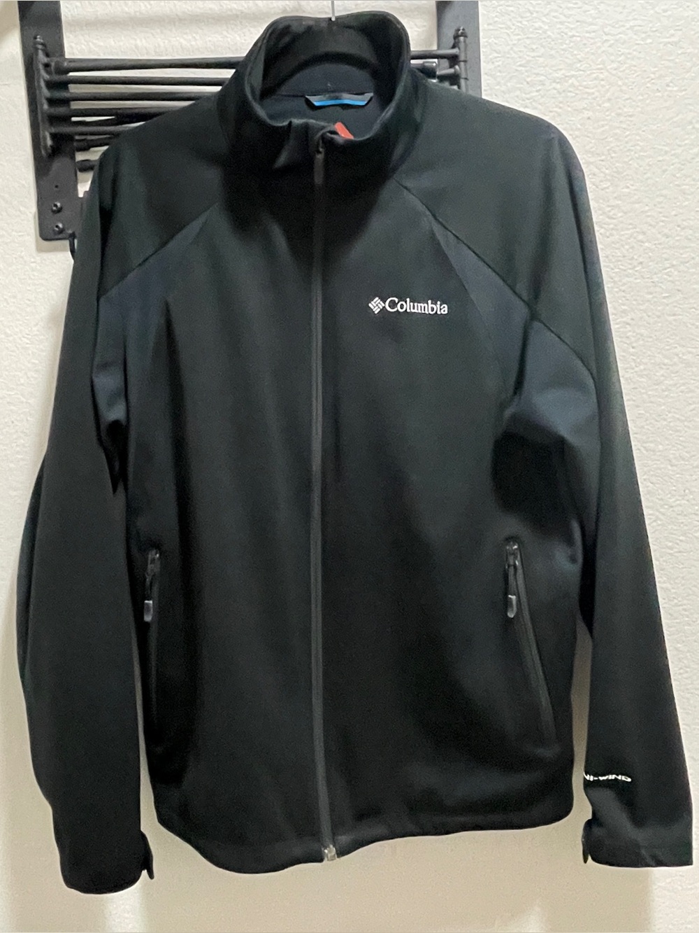 Columbia Men’s Black Softshell Performance Jacket